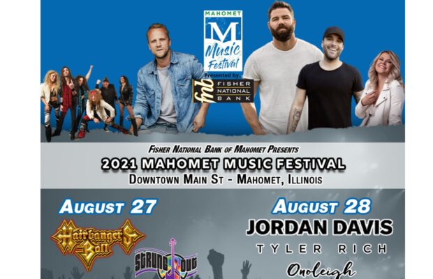 VIP Tent Passes For Mahomet Music Fest 2021