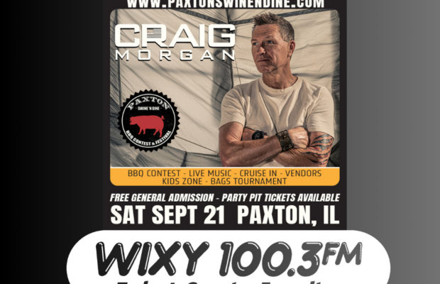 Craig Morgan Paxton Swine & Dine, 9/21