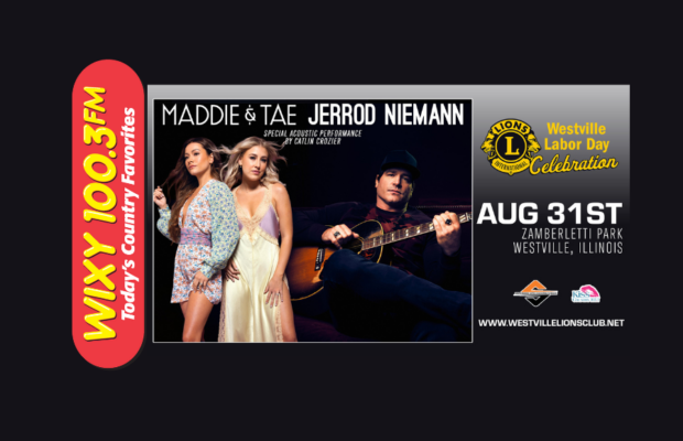 Maddie & Tae and Jerrod Niemann, August 31st!